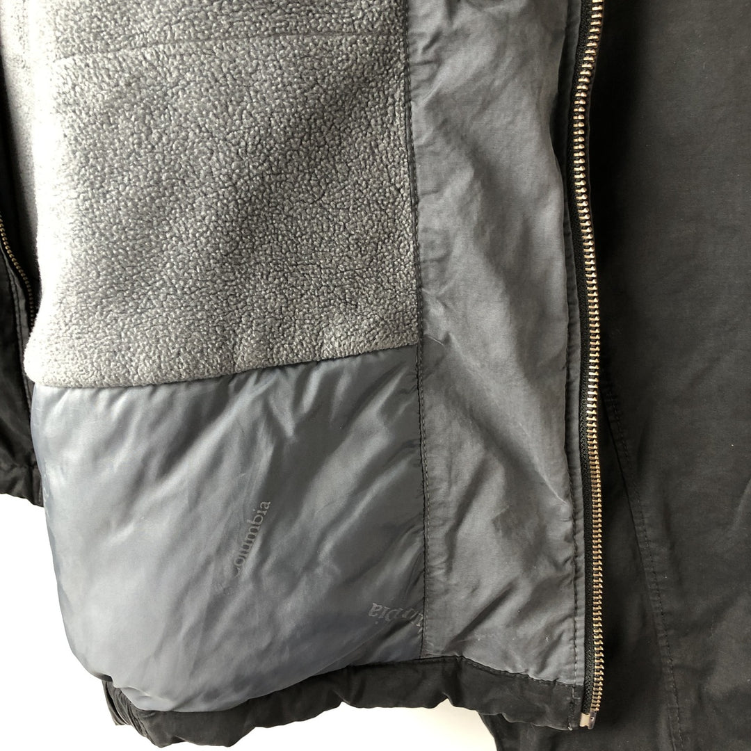 00'S Columbia padded jacket, puffer jacket, men's XL size cotton black type Vintage Second Hand