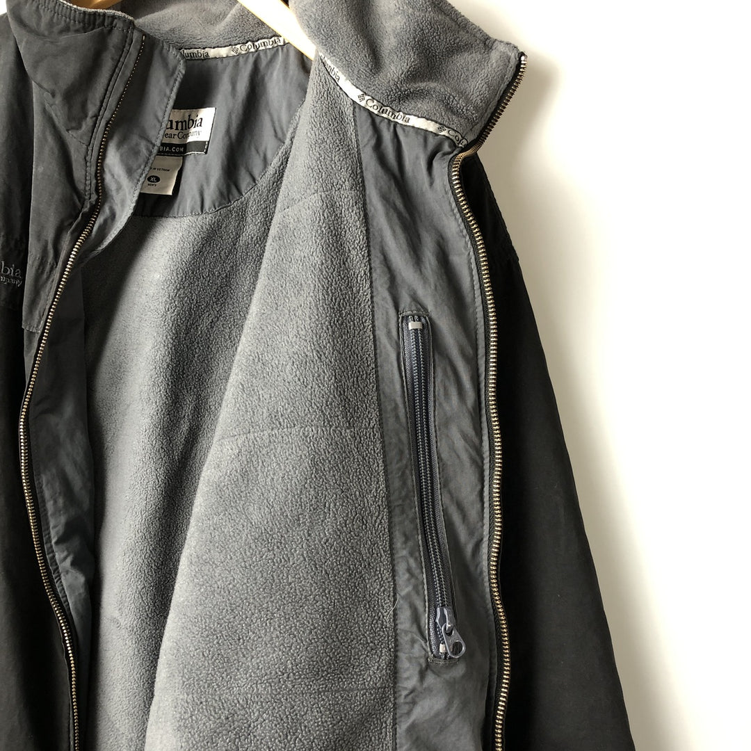 00'S Columbia padded jacket, puffer jacket, men's XL size cotton black type Vintage Second Hand