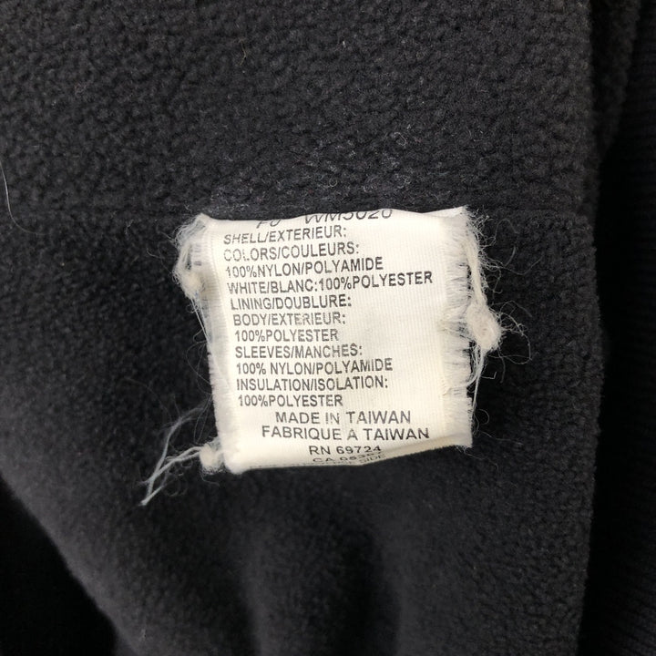 90s-00'S Columbia Men's Padded Puffer Jacket, Size L Nylon black type Vintage Second Hand