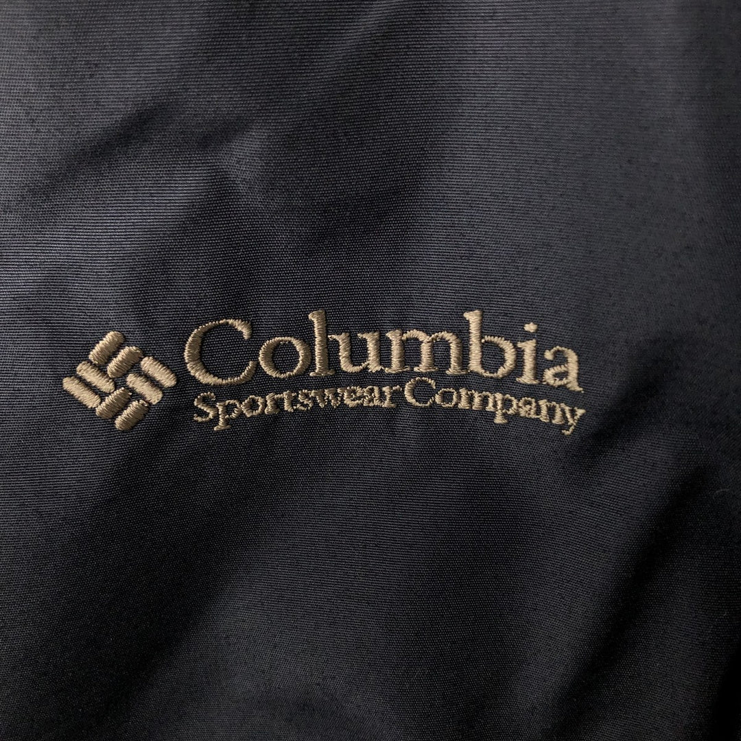 90s-00'S Columbia Men's Padded Puffer Jacket, Size L Nylon black type Vintage Second Hand