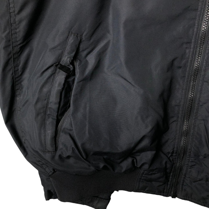 90s-00'S Columbia Men's Padded Puffer Jacket, Size L Nylon black type Vintage Second Hand