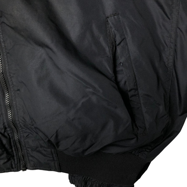 90s-00'S Columbia Men's Padded Puffer Jacket, Size L Nylon black type Vintage Second Hand
