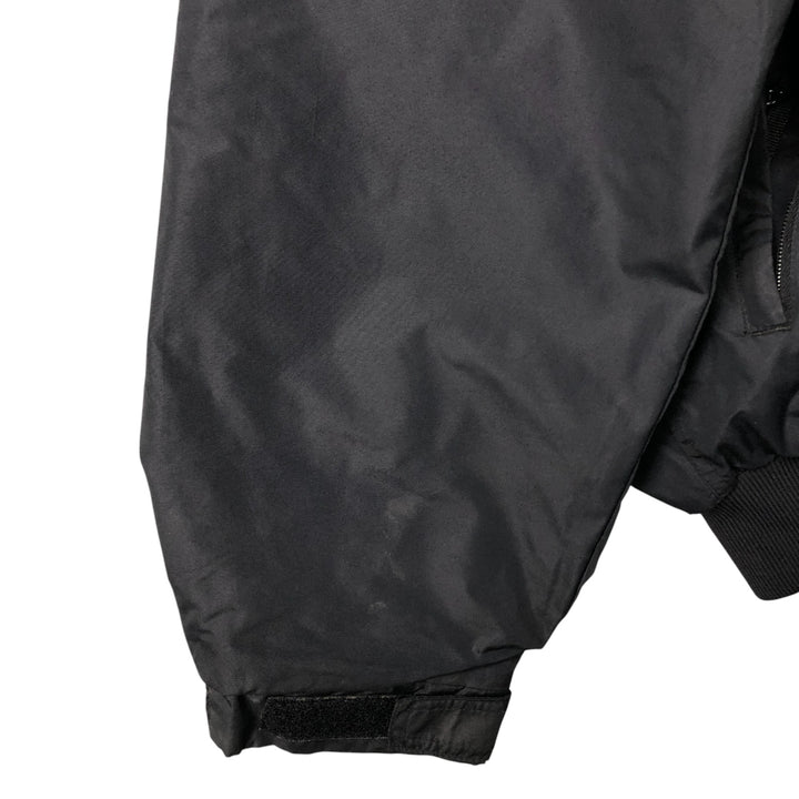 90s-00'S Columbia Men's Padded Puffer Jacket, Size L Nylon black type Vintage Second Hand