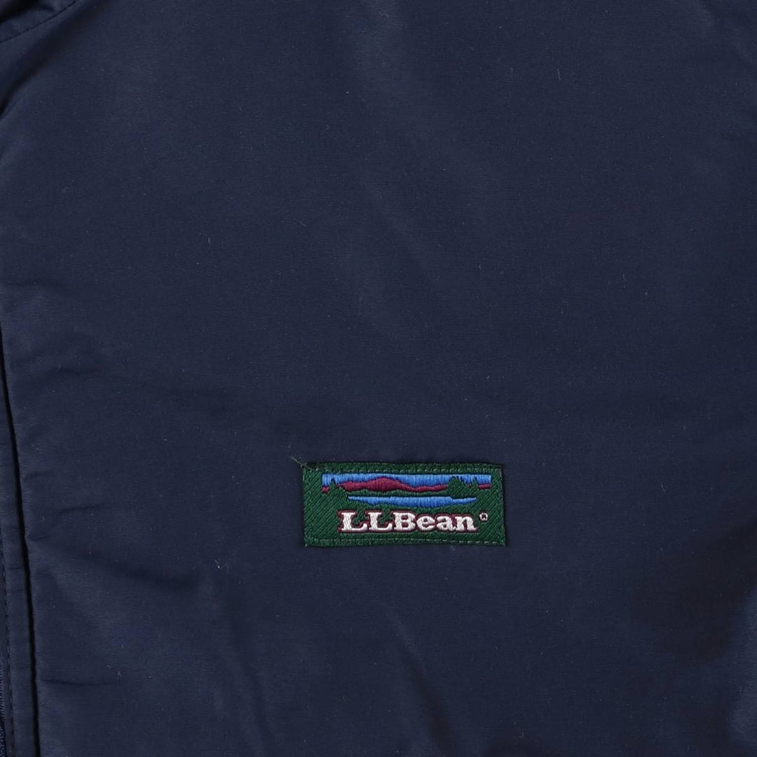 Vintage LL Bean Warm-up Jacket, Women's Size L, Padded Mountain Jacket, Shell Jacket, 80s-90s Nylon navy blue type Vintage Second Hand