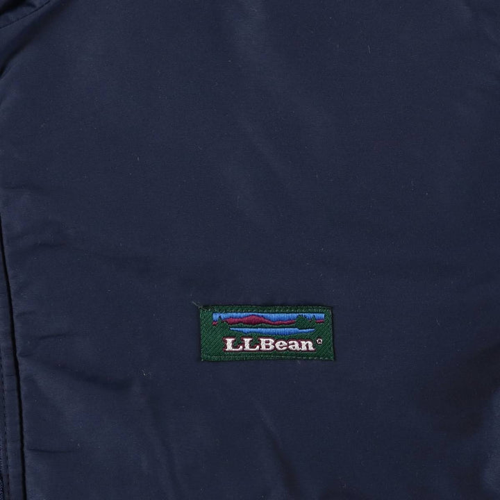 Vintage LL Bean Warm-up Jacket, Women's Size L, Padded Mountain Jacket, Shell Jacket, 80s-90s Nylon navy blue type Vintage Second Hand