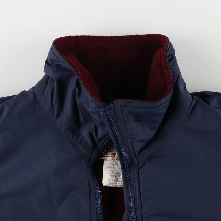 Vintage LL Bean Warm-up Jacket, Women's Size L, Padded Mountain Jacket, Shell Jacket, 80s-90s Nylon navy blue type Vintage Second Hand