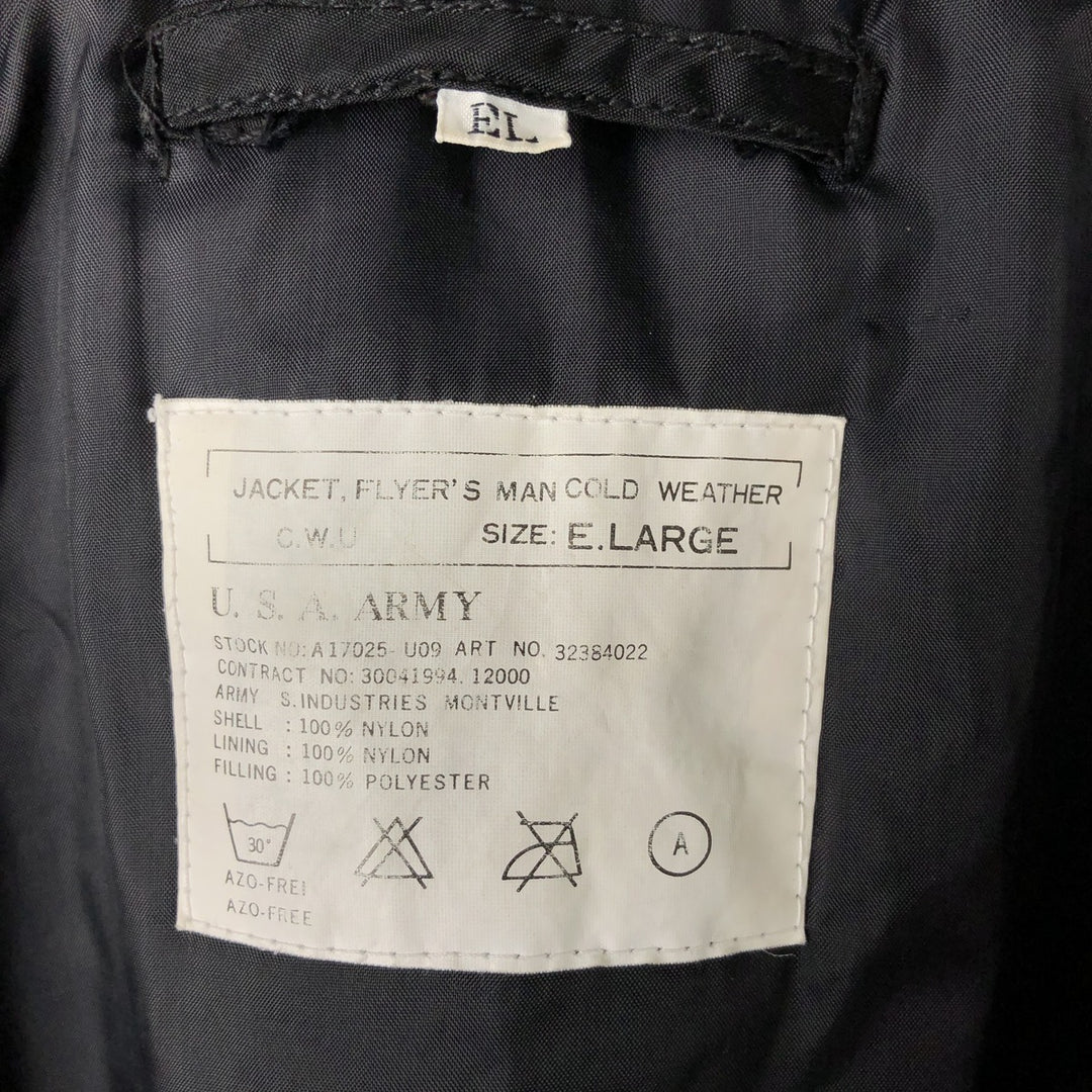 Civilian ARMY'S INDUSTRIES MONTVILLE CWU-45 Nylon black type Vintage Second Hand