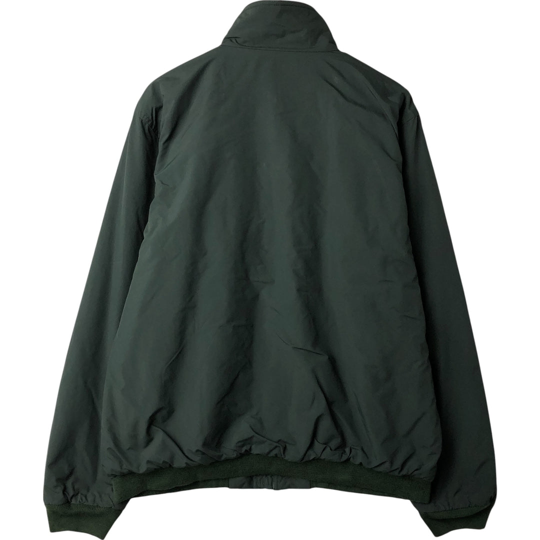 90s-00'S LLBean Padded Puffer Jacket, Men's Size XL Nylon Green type dark green Vintage Second Hand