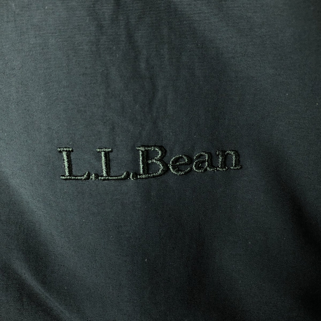 90s-00'S LLBean Padded Puffer Jacket, Men's Size XL Nylon Green type dark green Vintage Second Hand
