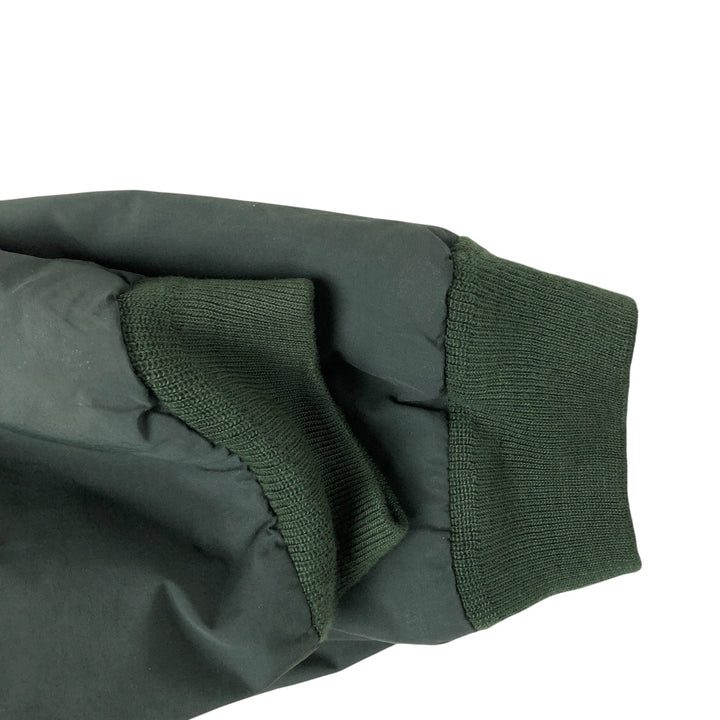 90s-00'S LLBean Padded Puffer Jacket, Men's Size XL Nylon Green type dark green Vintage Second Hand