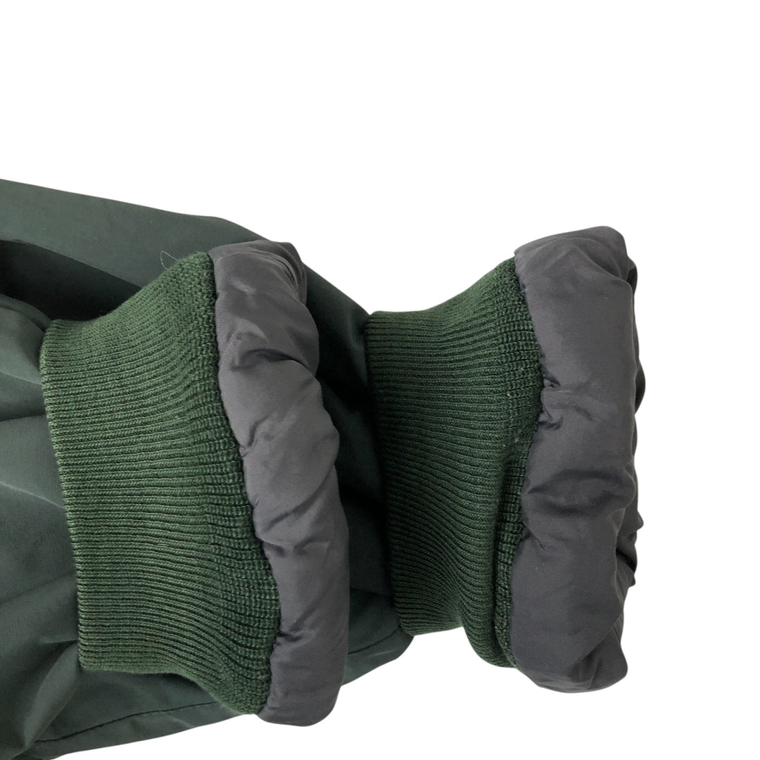 90s-00'S LLBean Padded Puffer Jacket, Men's Size XL Nylon Green type dark green Vintage Second Hand