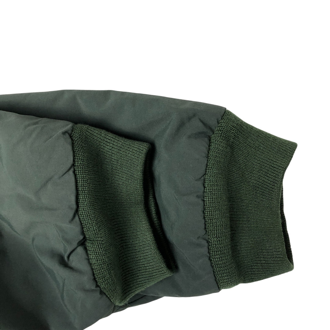 90s-00'S LLBean Padded Puffer Jacket, Men's Size XL Nylon Green type dark green Vintage Second Hand