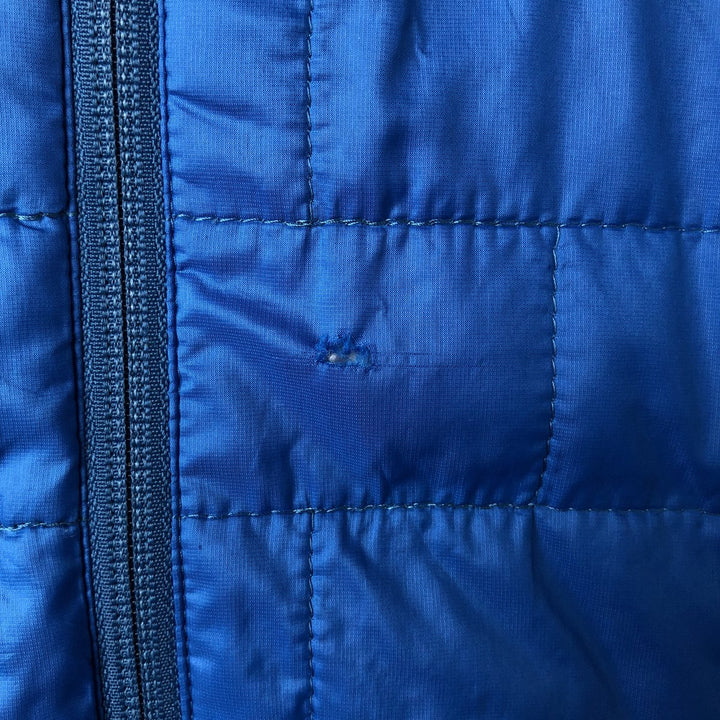 Patagonia Nano Puff Hoody (84222SP17), a padded puffer jacket, size L (men's) polyester Blue type light blue Vintage Second Hand