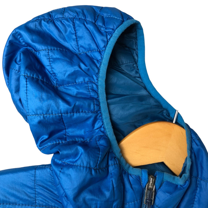 Patagonia Nano Puff Hoody (84222SP17), a padded puffer jacket, size L (men's) polyester Blue type light blue Vintage Second Hand