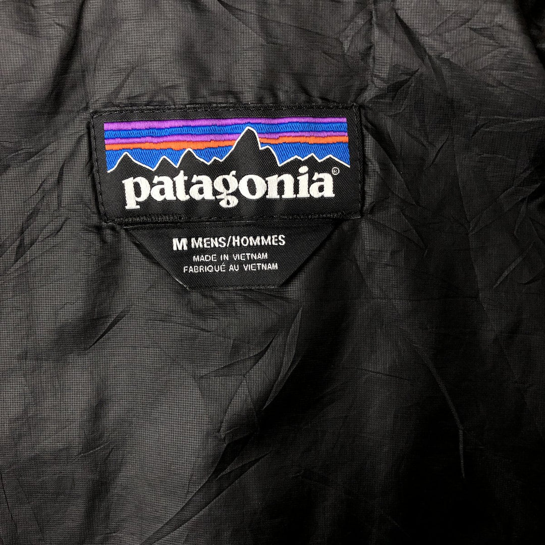 Patagonia Nano Puff Jacket (84212SP18), Men's Medium-sized padded puffer jacket. polyester black type Vintage Second Hand