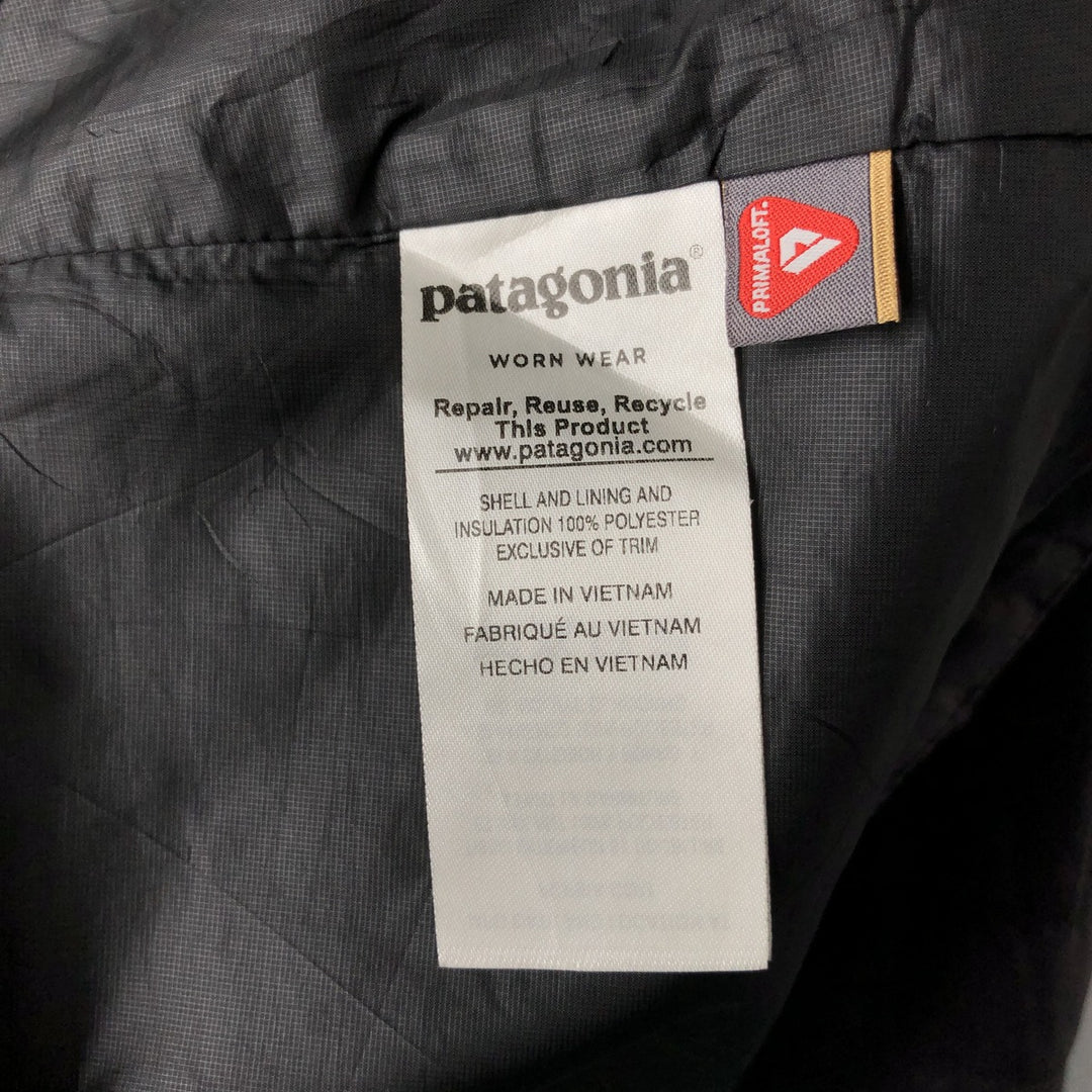 Patagonia Nano Puff Jacket (84212SP18), Men's Medium-sized padded puffer jacket. polyester black type Vintage Second Hand