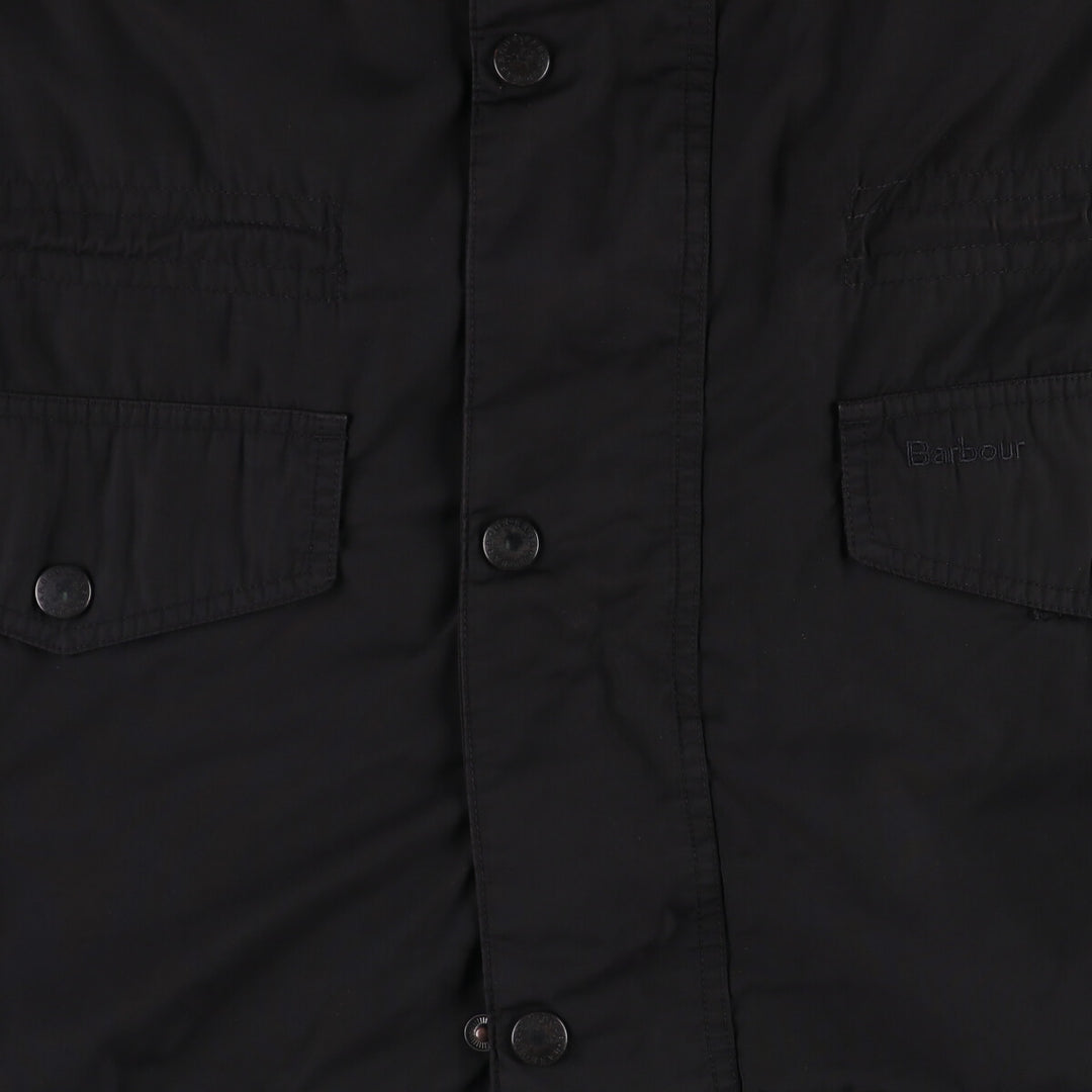 00s~ Barbour MEMORY SAPPER Windbreaker Men's L size polyester black type Vintage Second Hand