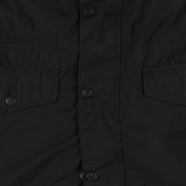 00s~ Barbour MEMORY SAPPER Windbreaker Men's L size polyester black type Vintage Second Hand