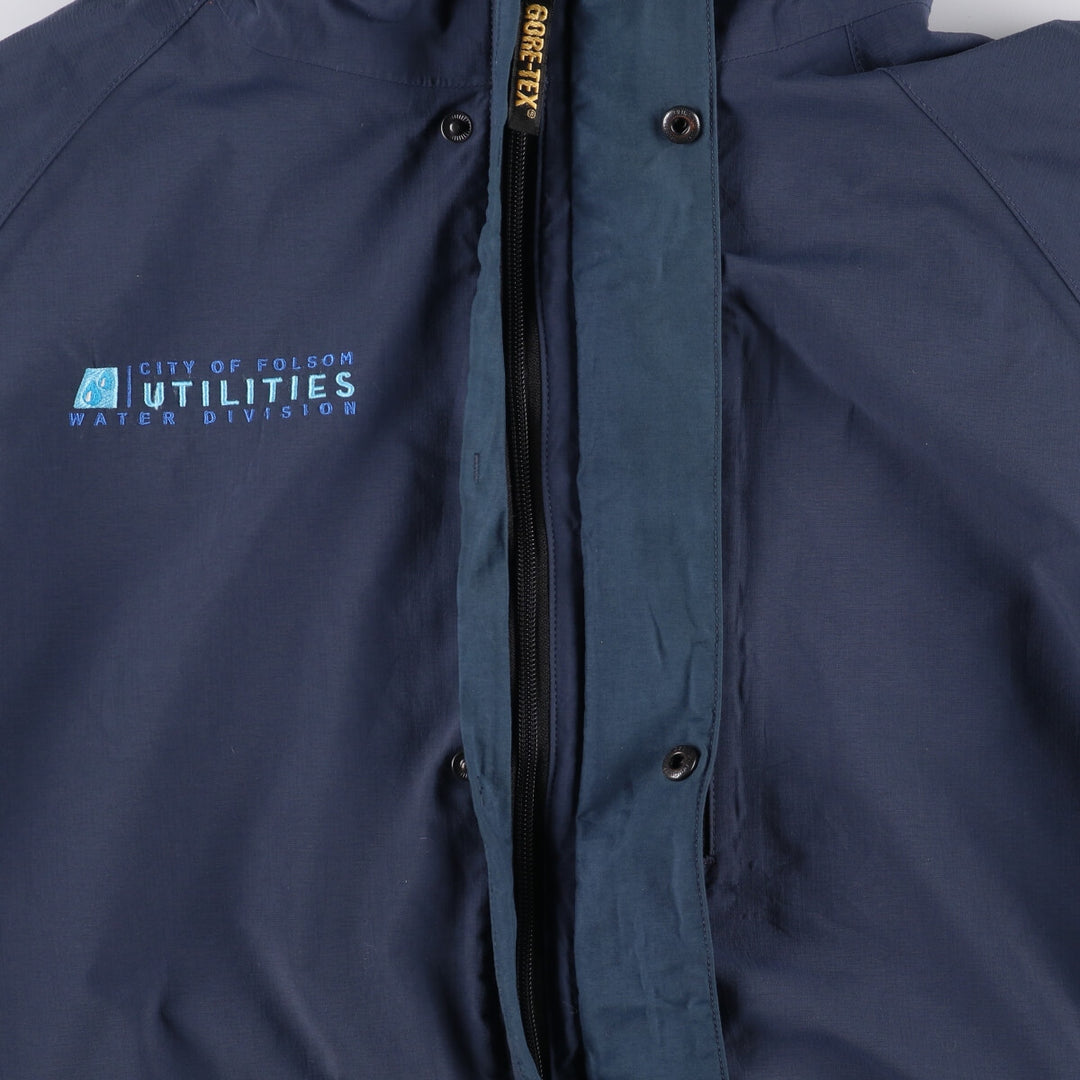 90s~00'S Cabelas GORE-TEX Ripstop Mountain Parka Shell Jacket Men's XL Nylon navy blue type Vintage Second Hand