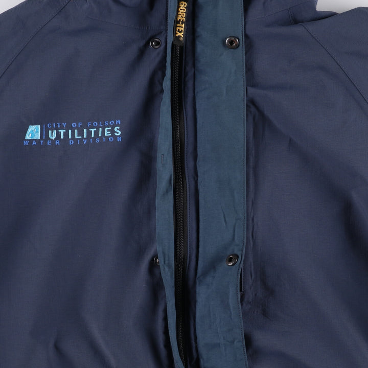 90s~00'S Cabelas GORE-TEX Ripstop Mountain Parka Shell Jacket Men's XL Nylon navy blue type Vintage Second Hand