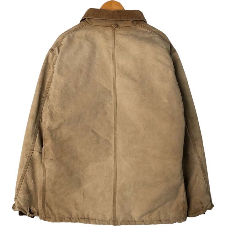 Carhartt Traditional Coat Duck Work Jacket Men's XL unclear Beige type Vintage Second Hand