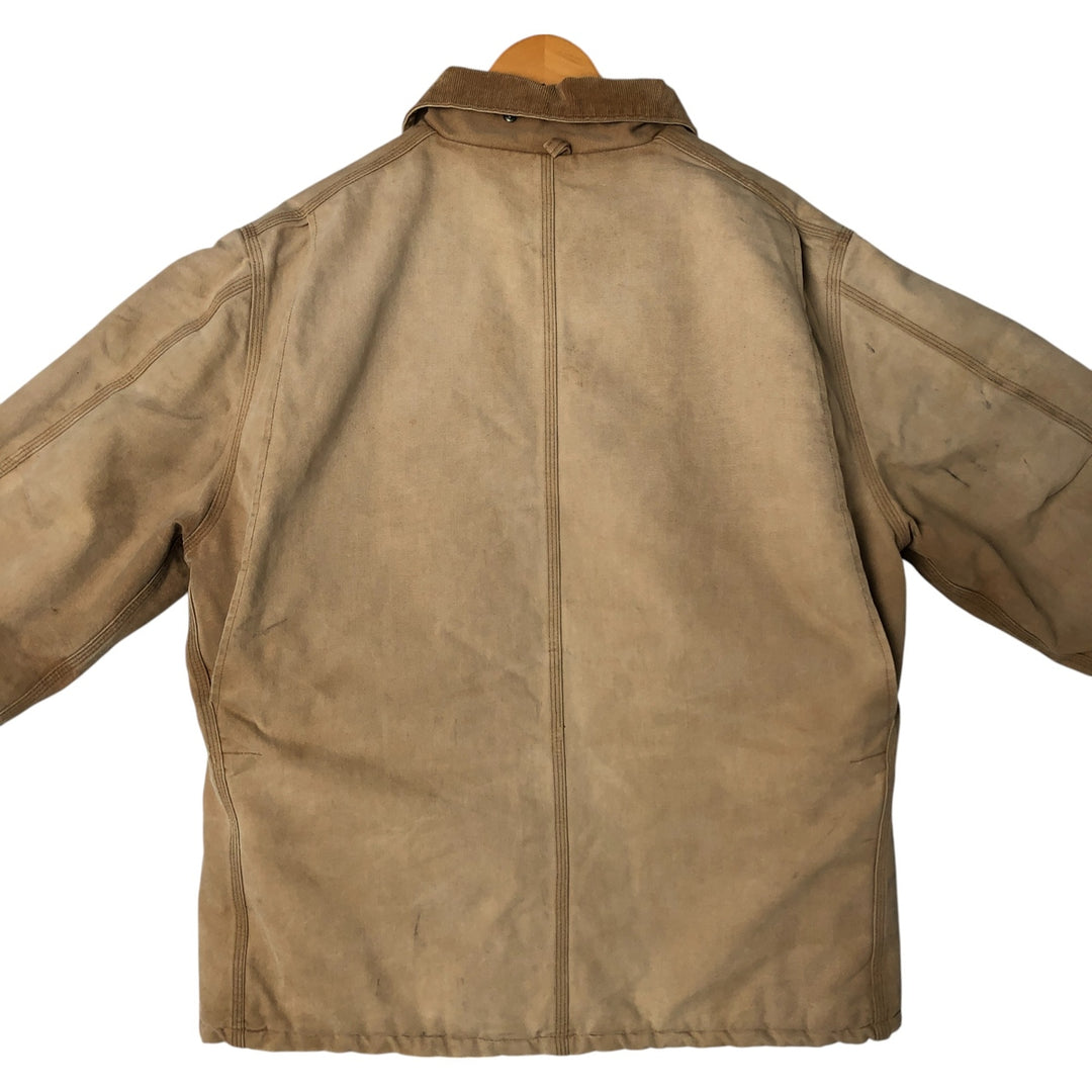 Carhartt Traditional Coat Duck Work Jacket Men's XL unclear Beige type Vintage Second Hand