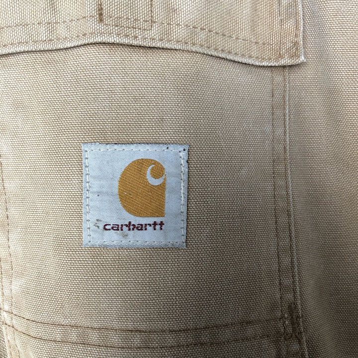 Carhartt Traditional Coat Duck Work Jacket Men's XL unclear Beige type Vintage Second Hand
