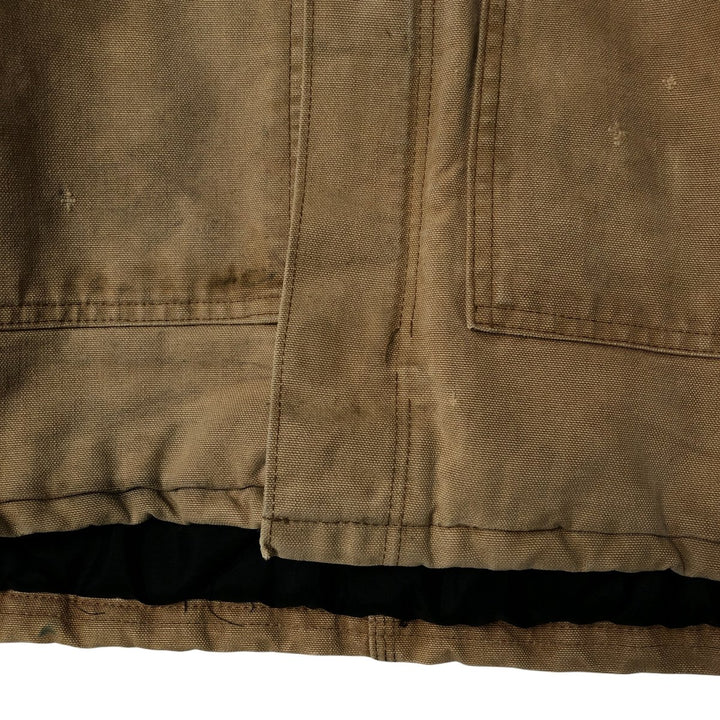 Carhartt Traditional Coat Duck Work Jacket Men's XL unclear Beige type Vintage Second Hand