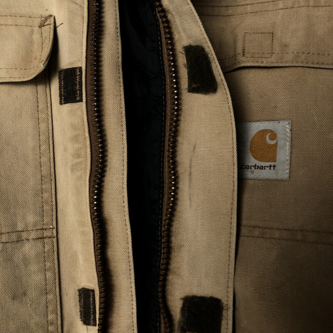 Carhartt Traditional Coat Duck Work Jacket Men's XL unclear Beige type Vintage Second Hand