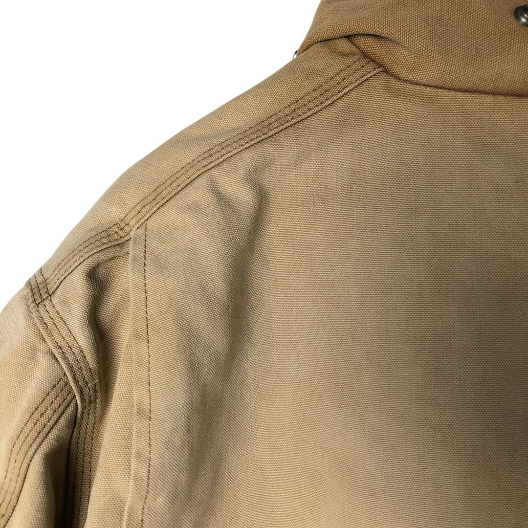 Carhartt Traditional Coat Duck Work Jacket Men's XL unclear Beige type Vintage Second Hand