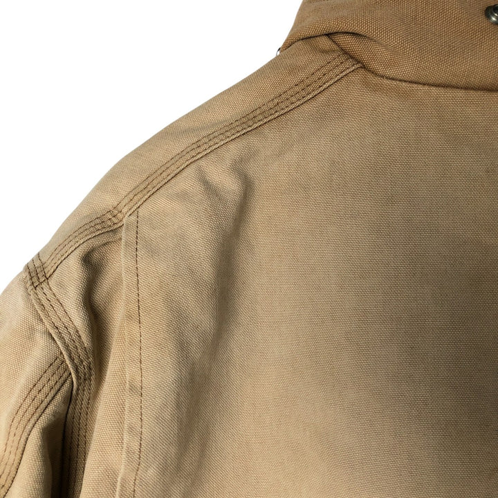 Carhartt Traditional Coat Duck Work Jacket Men's XL unclear Beige type Vintage Second Hand
