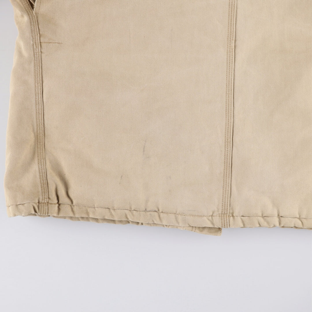Carhartt Traditional Coat Duck Work Jacket Men's XL unclear Beige type Vintage Second Hand