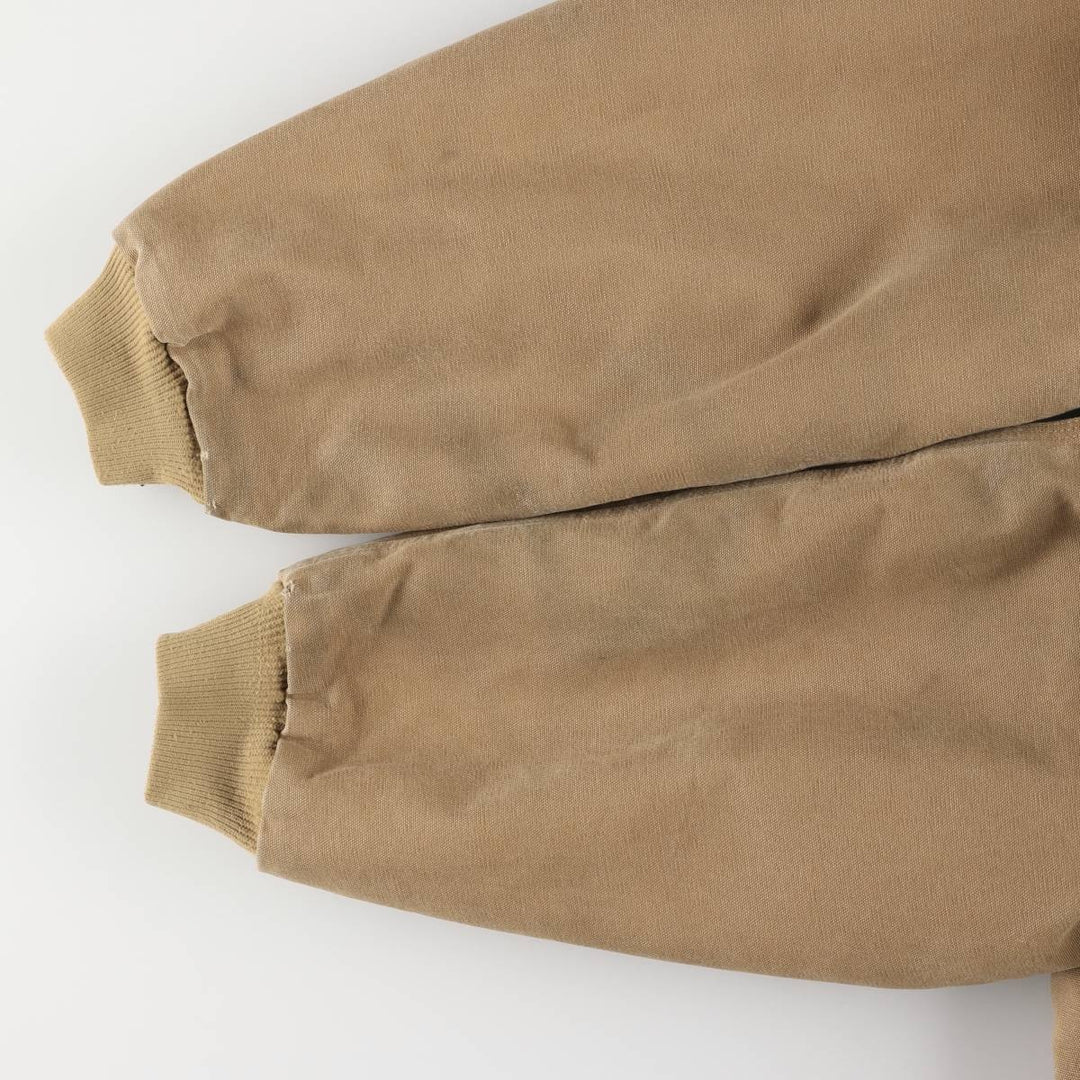 00'S Carhartt Active Jacket Duck Full Zip Hoodie Men's XL cotton beige type brown Vintage Second Hand