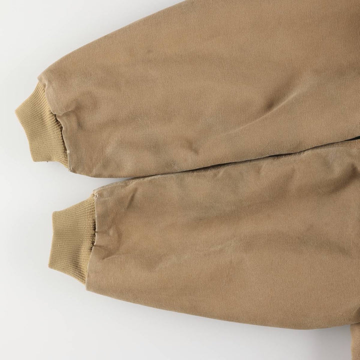 00'S Carhartt Active Jacket Duck Full Zip Hoodie Men's XL cotton beige type brown Vintage Second Hand