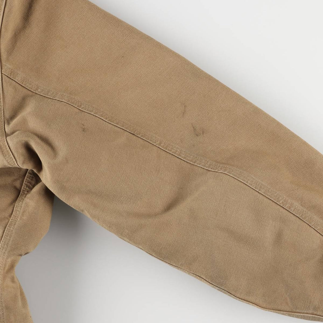 00'S Carhartt Active Jacket Duck Full Zip Hoodie Men's XL cotton beige type brown Vintage Second Hand