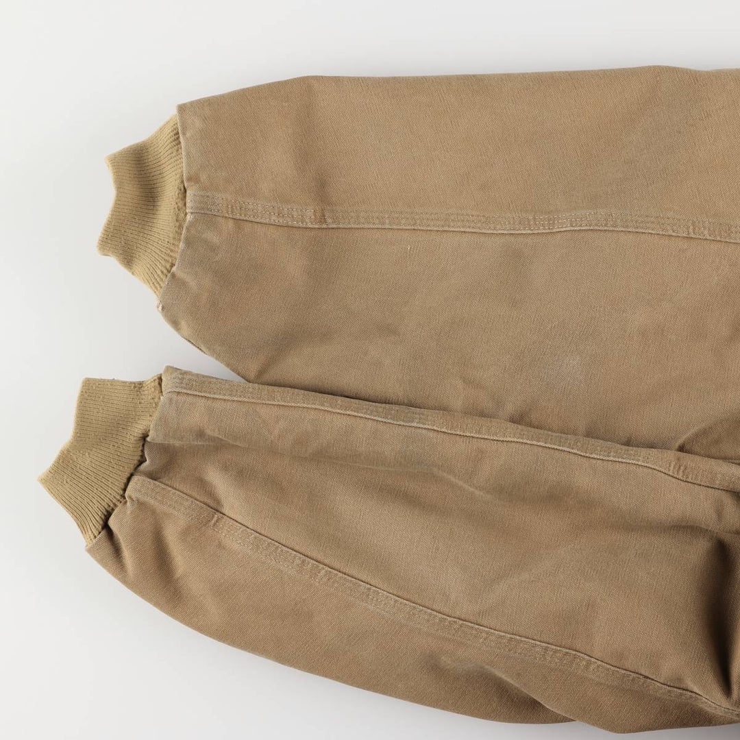 00'S Carhartt Active Jacket Duck Full Zip Hoodie Men's XL cotton beige type brown Vintage Second Hand