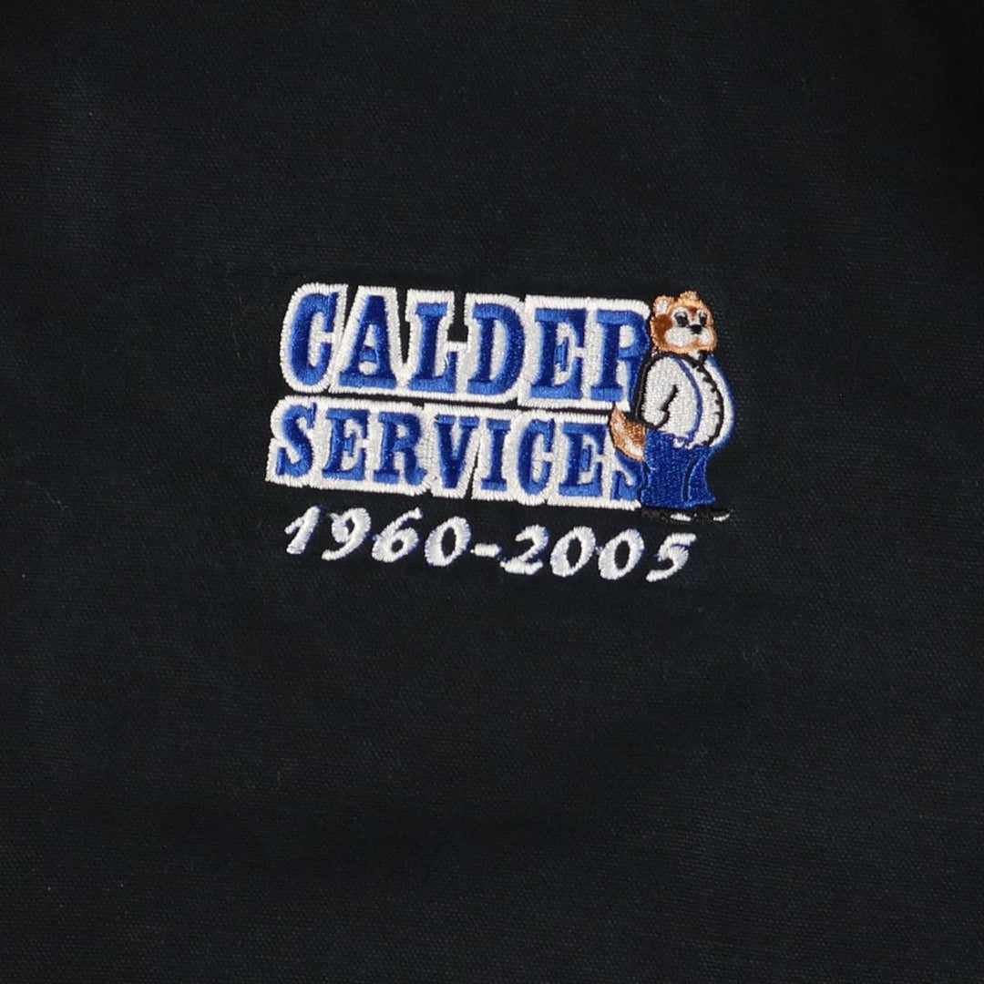 00'S Carhartt Active Jacket Duck Full Zip Hoodie Men's XXL cotton black type Vintage Second Hand