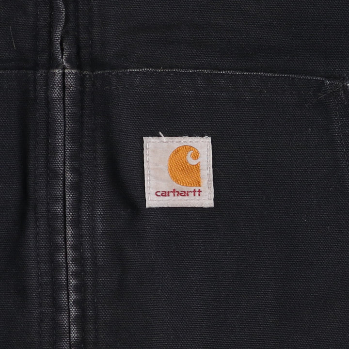 Big size Carhartt Active Jacket Duck Full Zip Parka Made in USA Men's XXXL equivalent cotton black type Vintage Second Hand