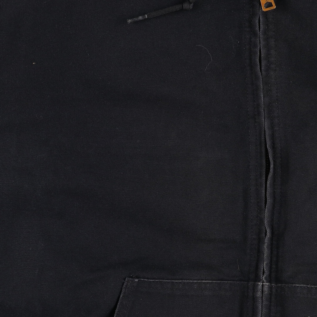 Big size Carhartt Active Jacket Duck Full Zip Parka Made in USA Men's XXXL equivalent cotton black type Vintage Second Hand
