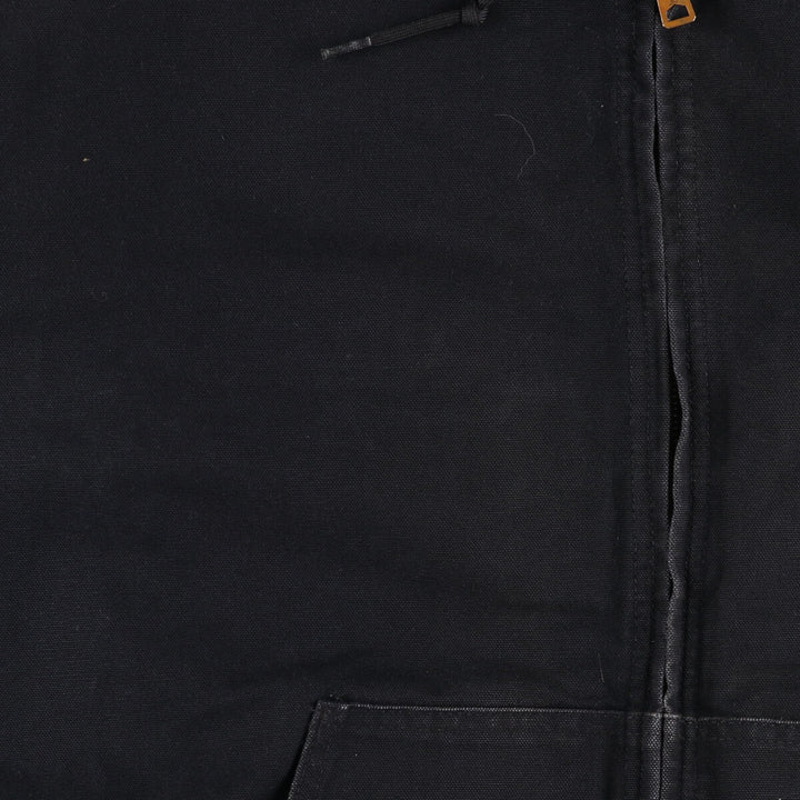Big size Carhartt Active Jacket Duck Full Zip Parka Made in USA Men's XXXL equivalent cotton black type Vintage Second Hand