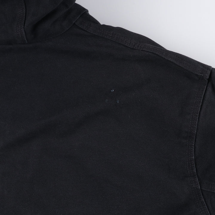 Big size Carhartt Active Jacket Duck Full Zip Parka Made in USA Men's XXXL equivalent cotton black type Vintage Second Hand