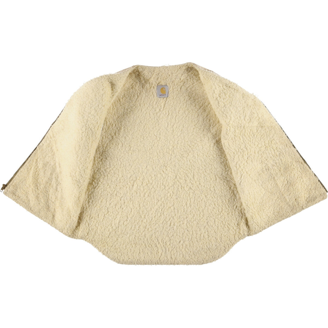 Carhartt Duck Vest, Men's Size L unclear Beige type Vintage Second Hand