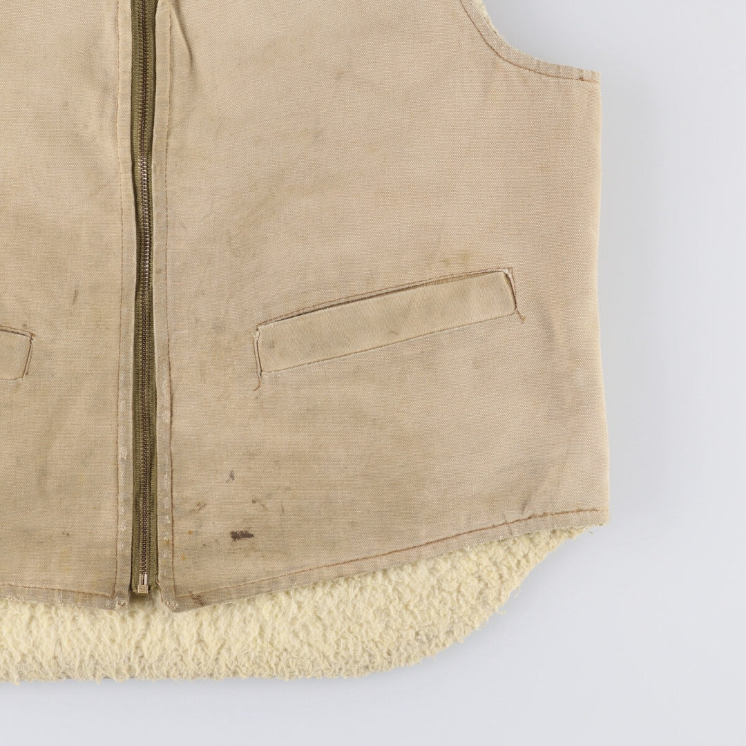 Carhartt Duck Vest, Men's Size L unclear Beige type Vintage Second Hand