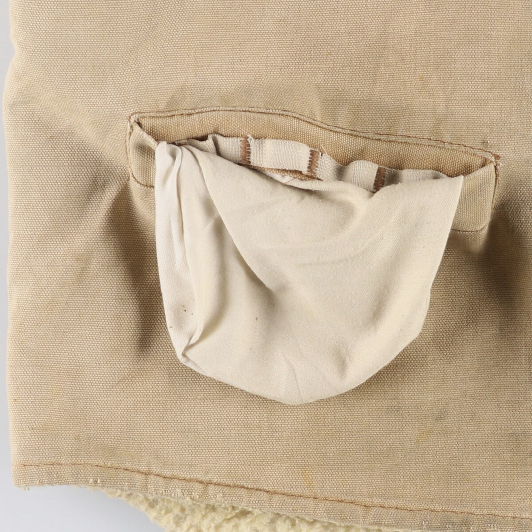 Carhartt Duck Vest, Men's Size L unclear Beige type Vintage Second Hand