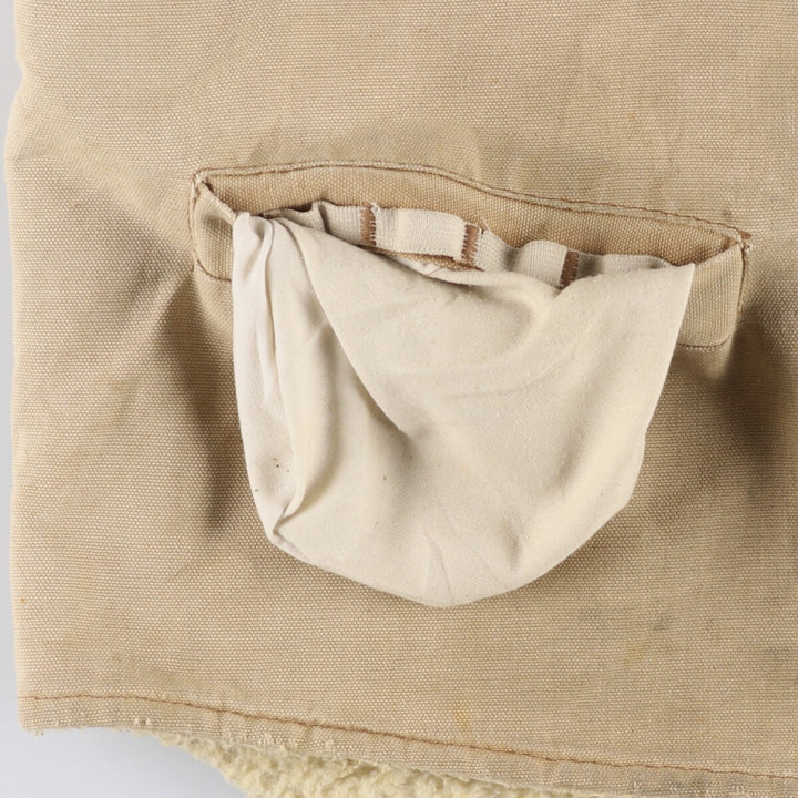 Carhartt Duck Vest, Men's Size L unclear Beige type Vintage Second Hand