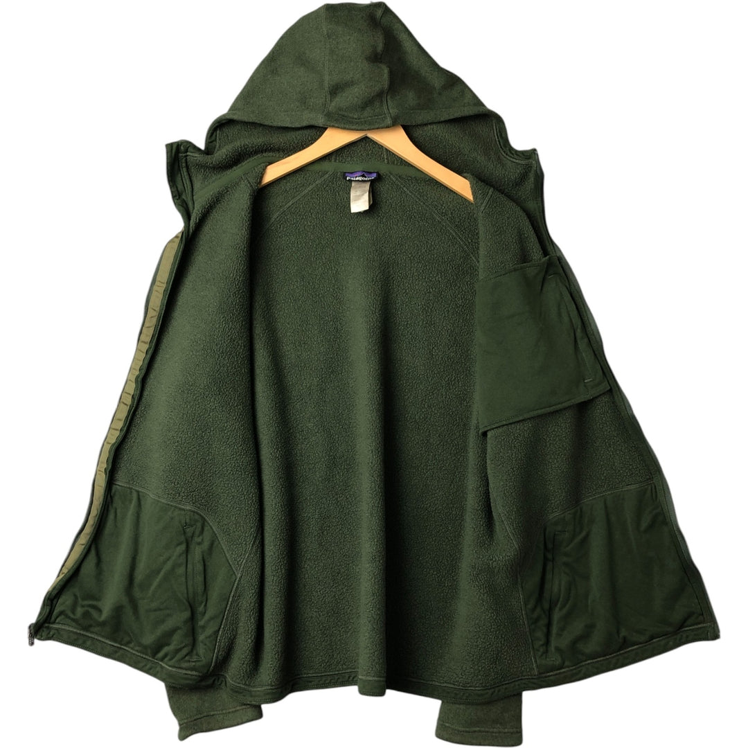 Patagonia Better Sweater Hoody 25662FA13 Fleece Full-Zip Hoodie, Men's XL polyester Khaki type Vintage Second Hand