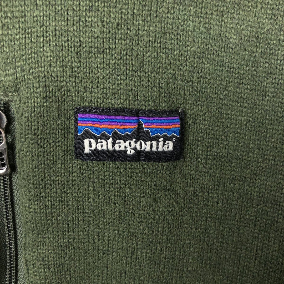 Patagonia Better Sweater Hoody 25662FA13 Fleece Full-Zip Hoodie, Men's XL polyester Khaki type Vintage Second Hand