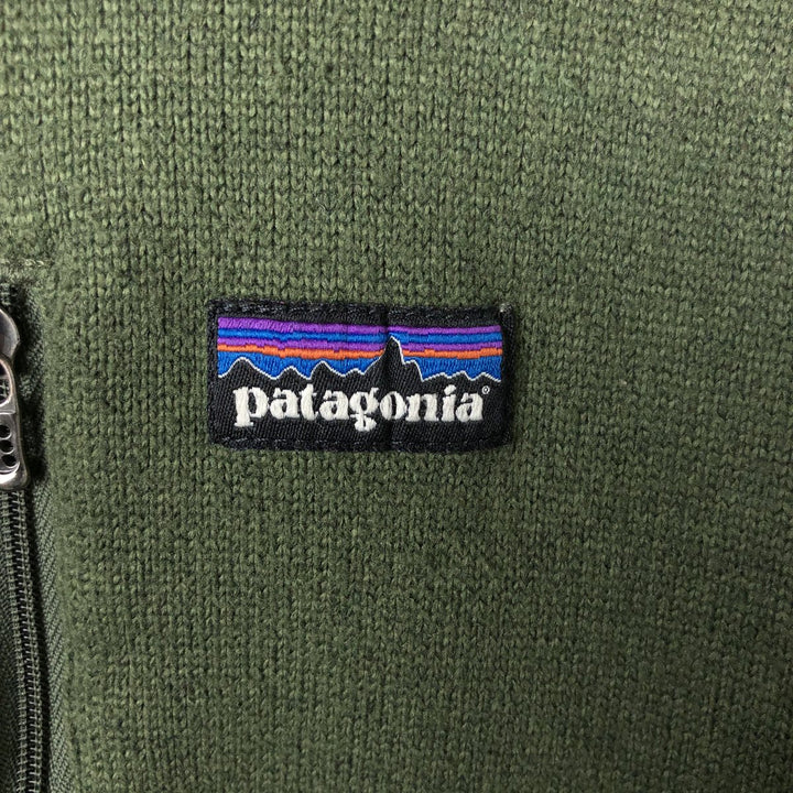 Patagonia Better Sweater Hoody 25662FA13 Fleece Full-Zip Hoodie, Men's XL polyester Khaki type Vintage Second Hand