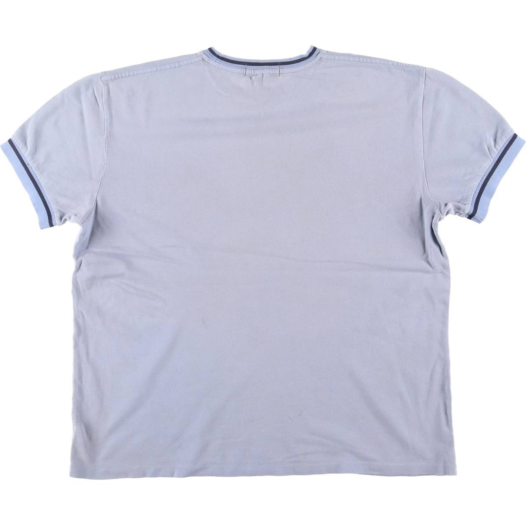 Ralph Lauren POLO by Ralph Lauren Pique Short Sleeve One Point Logo T-Shirt Men's L cotton Blue type light blue Vintage Second Hand