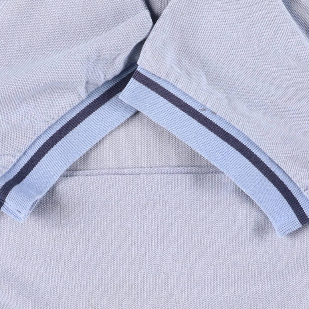 Ralph Lauren POLO by Ralph Lauren Pique Short Sleeve One Point Logo T-Shirt Men's L cotton Blue type light blue Vintage Second Hand